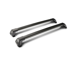 ΜΠΑΡΕΣ ΟΡΟΦΗΣ ΑΛΟΥΜΙΝΙΟΥ ΜΑΥΡΗ YAKIMA FLUSH MIXED 90+95cm ΜΕ ΚΛΕΙΔΙ - 2 TEM.