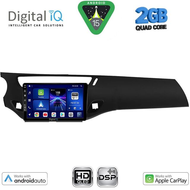 DIGITAL IQ BXC 3092BL_CPAA (9inc) MULTIMEDIA TABLET for CITROEN C3 - DS3 mod. 2009-2016 (BLACK)