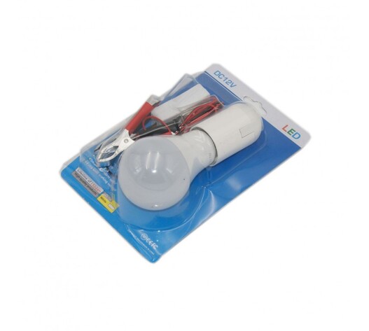 LED ΛΑΜΠΑ 12V/12W ΜΕ ΚΡΟΚΟΔΕΙΛΑΚΙΑ DC12W