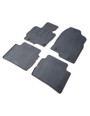 Cik - ΠΑΤΑΚΙΑ ΑΥΤΟΚΙΝΗΤΟΥ ΑΠΟ ΛΑΣΤΙΧΟ ΓΙΑ MAZDA CX5 2012-2017 ΣΕ ΜΑΥΡΟ ΧΡΩΜΑ ΜΕ ΚΟΥΜΠΩΜΑΤΑ - 4 ΤΕΜ. (RM.MA.0002/CK)