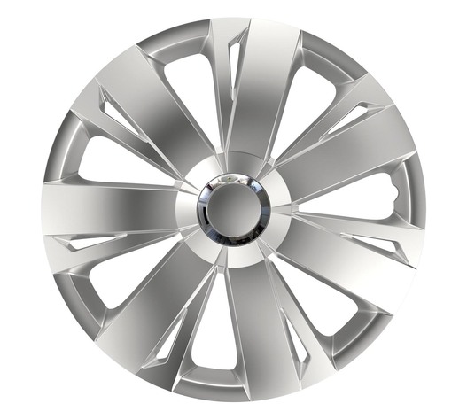 Amio - Τάσι τροχού (Hubcap) RC Energy 14'' σε Ασημί χρώμα με διάμετρο σήματος 5.5cm - 1 Τεμ. (11634/AM)