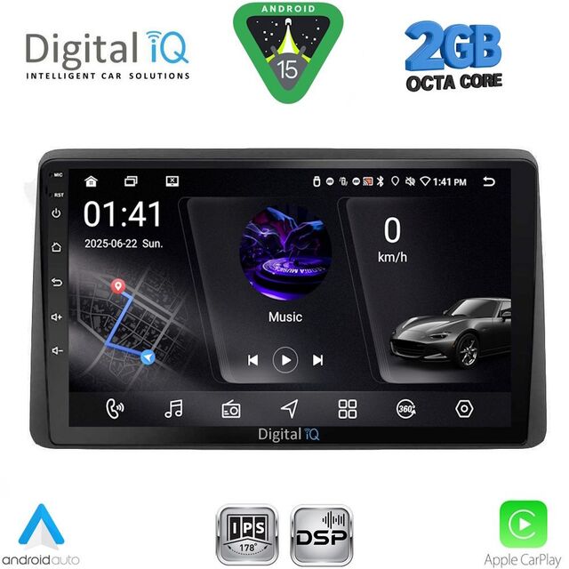 DIGITAL IQ RSF 4453_CPA (10inc) MULTIMEDIA TABLET for NISSAN JUKE mod. 2021-2026