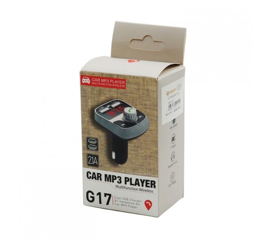 BLUETOOTH CAR MP3 PLAYER 2.1A G17