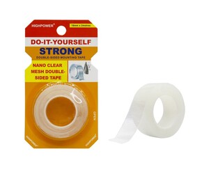 ΔΙΑΦΑΝΗ ΤΑΙΝΙΑ ΔΙΠΛΗΣ ΟΨΕΩΣ 18mm*2m HT-05587