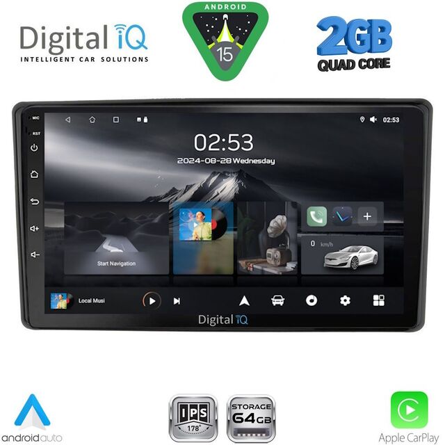 DIGITAL IQ RSD 1701_CPA (10inc) MULTIMEDIA TABLET for TOYOTA RAIZE mod. 2020-2026