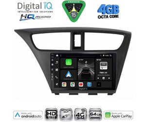 DIGITAL IQ BXK 19190_CPAA (9inc) MULTIMEDIA TABLET for HONDA CIVIC mod. 2012-2016