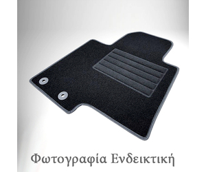 Cik -  ΠΑΤΑΚΙΑ ΜΟΚΕΤΑ ΓΙΑ NISSAN LEAF 2011-2017 ΣΕ ΜΑΥΡΟ ΧΡΩΜΑ ΜΕ ΚΟΥΜΠΩΜΑΤΑ - 4 ΤΕΜ. (VM.NI.840449/CK)