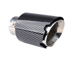 Amio - ΑΚΡΟ (ΜΠΟΥΚΑ) ΕΞΑΤΜΙΣΗΣ MT-028C AKR ΧΡΩΜΙΟ/CARBON Φ43>56 155x89mm - 1 ΤΕΜ. (04065/AM)