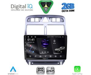 DIGITAL IQ RSF 4512_CPA (9inc) MULTIMEDIA TABLET for PEUGEOT 307 mod. 2001-2008