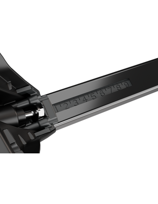 ΜΠΑΡΕΣ ΟΡΟΦΗΣ ΣΙΔΗΡΟΥ OMEGA MEDIUM 112 cm ΜΕ ΚΑΠΑΚΙΑ ΣΕ ΜΑΥΡΟ ΧΡΩΜΑ ΓΙΑ ΑΠΛΗ ΟΡΟΦΗ MENABO - 2 ΤΕΜ.