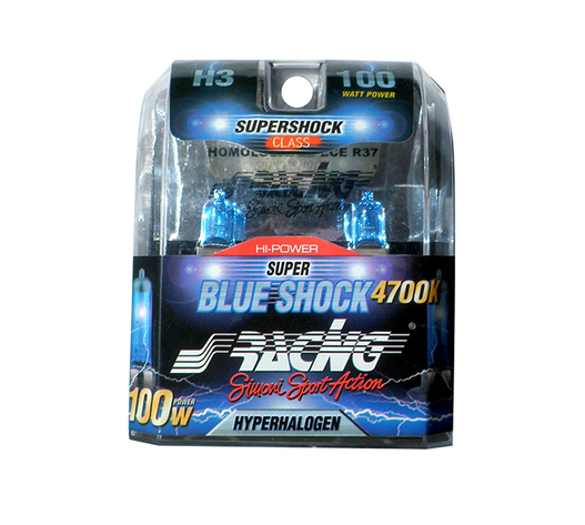 H3 12V/55W 90" 4.700K SUPER BLUE SHOCK
