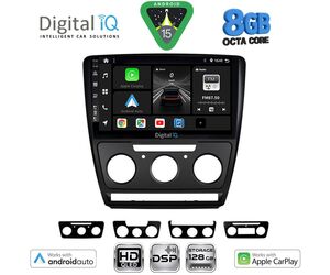 DIGITAL IQ BXF 7595BL_CPAA (10inc) MULTIMEDIA TABLET for SKODA OCTAVIA 5 mod. 2005-2012 (BLACK)