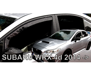 ΑΝΕΜΟΘΡΑΥΣΤΕΣ ΓΙΑ SUBARU WRX 4D 2014+ ΖΕΥΓΑΡΙ ΑΠΟ ΕΥΚΑΜΠΤΟ ΦΙΜΕ ΠΛΑΣΤΙΚΟ HEKO - 2 ΤΕΜ.
