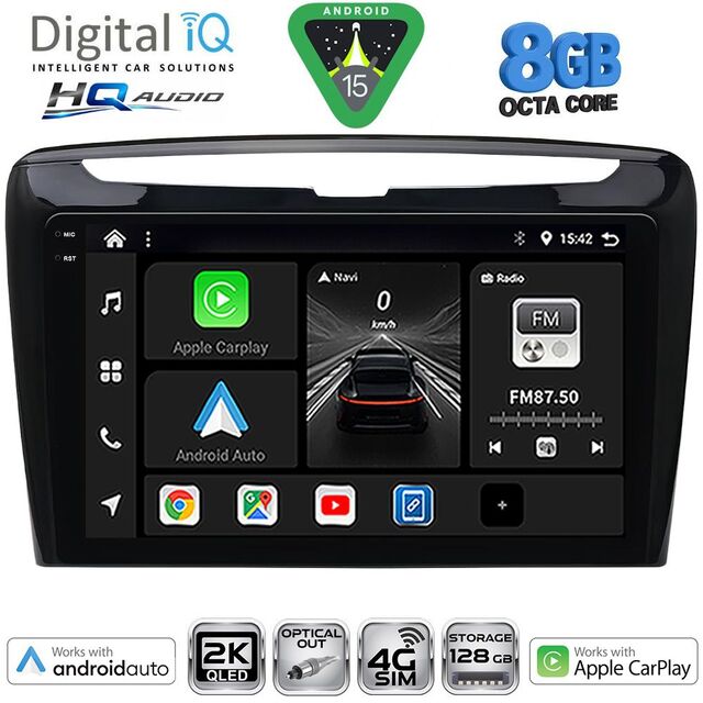 DIGITAL IQ BXK 20334_CPAA (9inc) MULTIMEDIA TABLET for LANCIA YPSILON mod. 2011+
