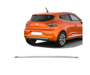 TRIM  ΠΟΡΤ ΜΠΑΓΚΑΖ ΧΡΩΜΙΟ ΜΕΤΑΛΛΙΚΟ S-DIZAYN ΓΙΑ RENAULT CLIO HB 2019+ - 1 TEM.
