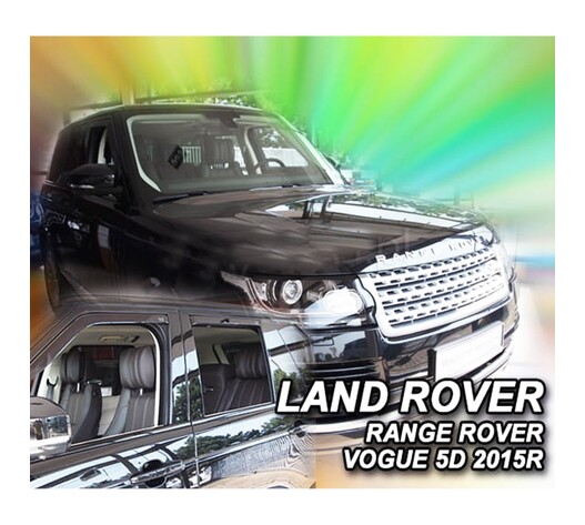 ΑΝΕΜΟΘΡΑΥΣΤΕΣ ΓΙΑ LAND ROVER RANGE ROVER VOGUE IV 5D 2012+ ΣΕΤ ΑΥΤΟΚΙΝΗΤΟΥ ΑΠΟ ΕΥΚΑΜΠΤΟ ΦΙΜΕ ΠΛΑΣΤΙΚΟ HEKO - 4 ΤΕΜ.