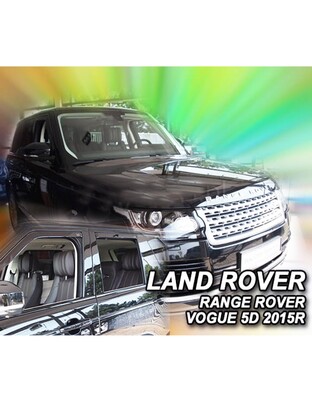 ΑΝΕΜΟΘΡΑΥΣΤΕΣ ΓΙΑ LAND ROVER RANGE ROVER VOGUE IV 5D 2012+ ΣΕΤ ΑΥΤΟΚΙΝΗΤΟΥ ΑΠΟ ΕΥΚΑΜΠΤΟ ΦΙΜΕ ΠΛΑΣΤΙΚΟ HEKO - 4 ΤΕΜ.