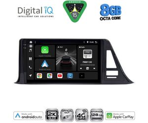 DIGITAL IQ BXK 20709_CPAA (9inc) MULTIMEDIA TABLET for TOYOTA CH-R mod. 2017-2023