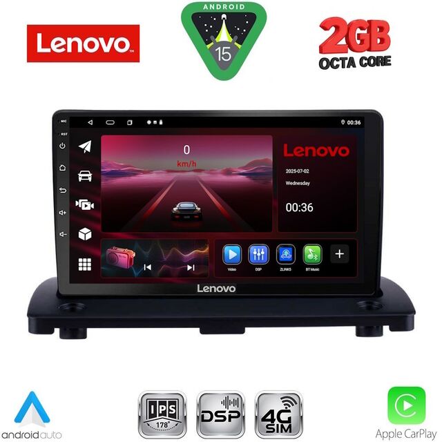 LENOVO LVF 5789_CPA (9inc) MULTIMEDIA TABLET for VOLVO XC90 mod. 2002-2014
