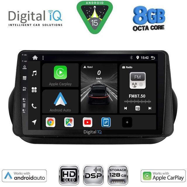 DIGITAL IQ BXF 18142_CPAA (9inc) MULTIMEDIA TABLET for CITROEN – FIAT – PEUGEOT mod. 2008-2018