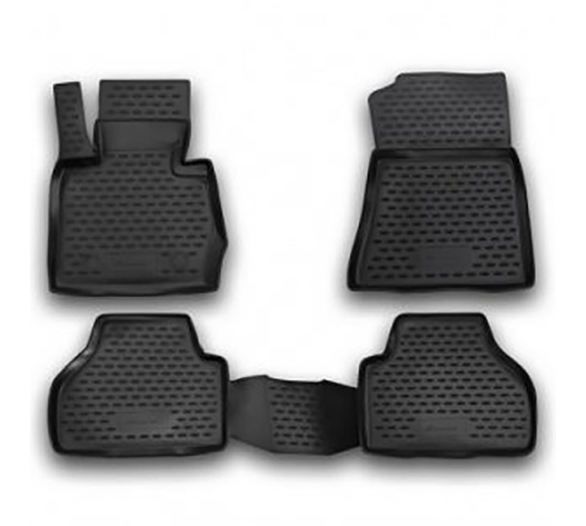 ΠΑΤΑΚΙΑ ΣΕ ΣΚΑΦΗ TPE ΛΑΣΤΙΧΟ ΓΙΑ ALFA ROMEO 156 4D 1997-2006  ΣΕ ΜΑΥΡΟ ΧΡΩΜΑ NOVLINE - 4 ΤΕΜ.