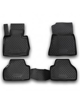 ΠΑΤΑΚΙΑ ΣΕ ΣΚΑΦΗ TPE ΛΑΣΤΙΧΟ ΓΙΑ ALFA ROMEO 156 4D 1997-2006  ΣΕ ΜΑΥΡΟ ΧΡΩΜΑ NOVLINE - 4 ΤΕΜ.