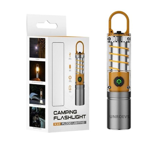 ΕΠΑΝΑΦΟΡΤΙΖΟΜΕΝΟΣ ΦΑΚΟΣ CAMPING 10W GD-X10