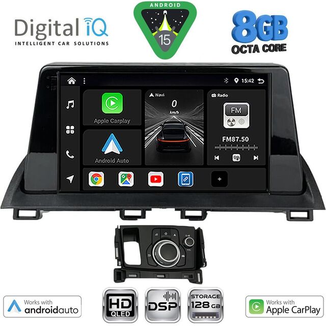 DIGITAL IQ BXF 7386_CPAA (9inc) MULTIMEDIA TABLET for MAZDA  CX4 mod. 2016-2025