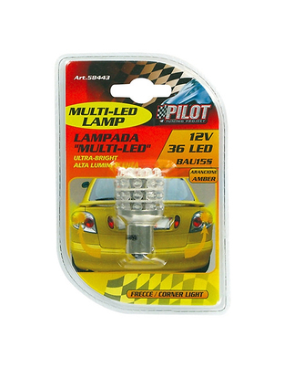 ΛΑΜΠΑ ΜΟΝΟΠΟΛΙΚΗ 36LED ΠΟΡΤΟΚΑΛΙ 12V PY21W