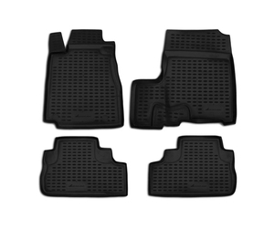 ΠΑΤΑΚΙΑ ΣΕ ΣΚΑΦΗ TPE ΛΑΣΤΙΧΟ ΓΙΑ HONDA CR-V III 2007+  ΣΕ ΜΑΥΡΟ ΧΡΩΜΑ NOVLINE - 4 ΤΕΜ.