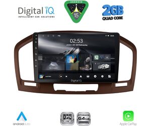 DIGITAL IQ RSD 1491BR_CPA (9inc) MULTIMEDIA TABLET for OPEL INSIGNIA mod.2008-2013 (BROWN)