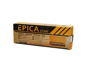 ΣΕΤ ΚΑΡΥΔΑΚΙΑ 1/2'' 10ΤΜΧ EPICA STAR TO-EP-20611