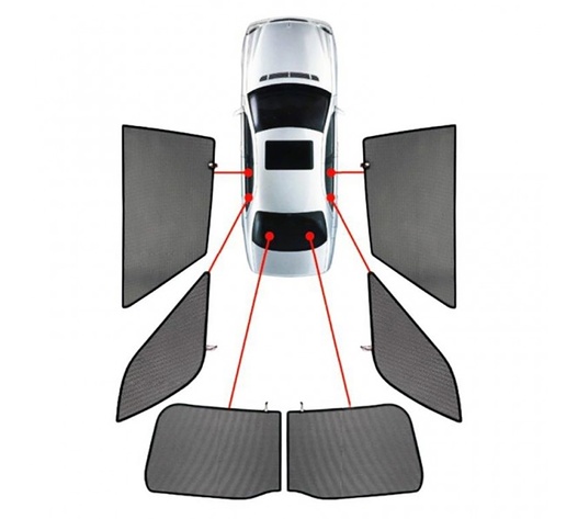 CarShades - ΚΟΥΡΤΙΝΑΚΙΑ  CAR SHADES ΓΙΑ KIA NIRO 5D 2017> ΚΟΥΡΤΙΝΑΚΙΑ  CARSHADES - 6 ΤΕΜ. (PVC.KIA-NIRO-5-A)