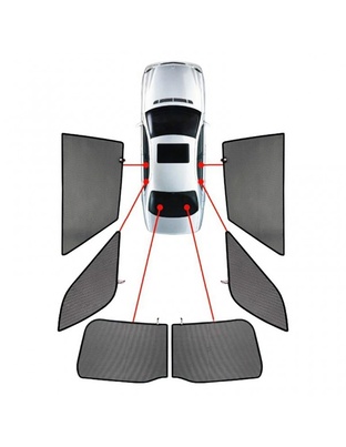 CarShades - ΚΟΥΡΤΙΝΑΚΙΑ  CAR SHADES ΓΙΑ KIA NIRO 5D 2017> ΚΟΥΡΤΙΝΑΚΙΑ  CARSHADES - 6 ΤΕΜ. (PVC.KIA-NIRO-5-A)