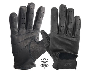ΓΑΝΤΙΑ ΟΔΗΓΟΥ ΔΕΡΜΑΤΙΝΑ ΜΑΥΡΑ (ΧL) ΔΙΑΤΡΗΤΑ VINTAGE GLOVES SIMONI RACING  - 1 σετ.