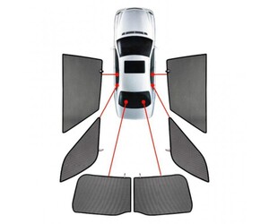 CarShades - ΚΟΥΡΤΙΝΑΚΙΑ  CAR SHADES ΓΙΑ SKODA YETI 5D 2009+ - 6 ΤΕΜ. (PVC.SKO-YETI-5-A)