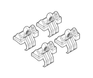 ΑΚΡΑ ΓΙΑ ΜΠΑΡΕΣ NORDRIVE ΓΙΑ HONDA JAZZ 01/02-09/08 KIT