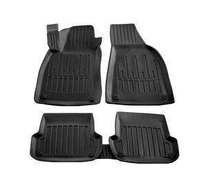 Race Axion - Πατάκια Για Audi A4 (B6/B7) 2000-2008 4πορτο/5πορτο Λάστιχο Σκαφάκια Προστατευτικά Με Κουμπώματα για Επιβατικά Αυτοκίνητα - 5 τεμ. (5030015/ST)