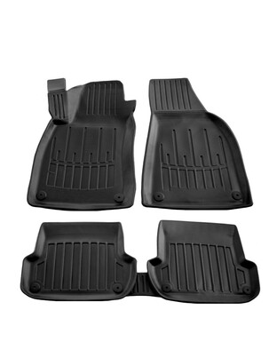 Race Axion - Πατάκια Για Audi A4 (B6/B7) 2000-2008 4πορτο/5πορτο Λάστιχο Σκαφάκια Προστατευτικά Με Κουμπώματα για Επιβατικά Αυτοκίνητα - 5 τεμ. (5030015/ST)