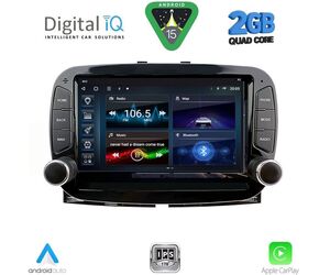DIGITAL IQ BLD 298_CPA (7" DECK) MULTIMEDIA SYSTEM for FIAT 500 mod. 2016-2025