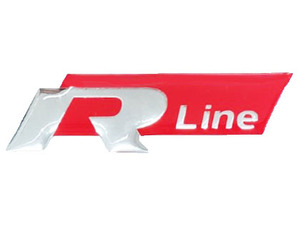 R LINE ΑΥΤΟΚΟΛΛΗΤΟ ΣΗΜΑ ΚΟΚΚΙΝΟ/ΧΡΩΜΙΟ 7,5x2,1cm ΜΕ ΕΠΙΚΑΛΥΨΗ ΕΠΟΞΕΙΔΙΚΗΣ ΡΥΤΙΝΗΣ - 1 ΤΕΜ.