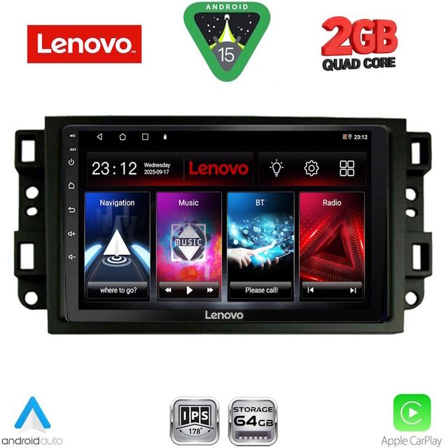 LENOVO LVD 2070_CPA (10inc) MULTIMEDIA TABLET for CHEVROLET ALL mod. 2004-2011