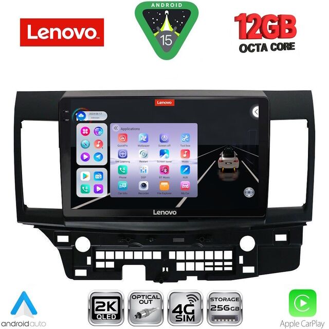 LENOVO SSZ 12434_CPA (10inc) MULTIMEDIA TABLET for MITSUBISHI LANCER mod. 2008-2017