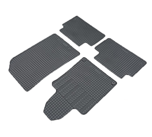 Cik - ΠΑΤΑΚΙΑ ΑΥΤΟΚΙΝΗΤΟΥ ΑΠΟ ΛΑΣΤΙΧΟ ΓΙΑ PEUGEOT 508 2011-2018 ΣΕ ΜΑΥΡΟ ΧΡΩΜΑ ΜΕ ΚΟΥΜΠΩΜΑΤΑ - 4 ΤΕΜ. (RM.PE.0016/CK)
