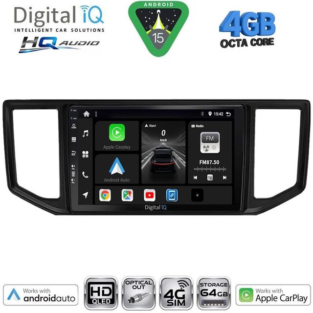 DIGITAL IQ BXK 19753_CPAA (10inc) MULTIMEDIA TABLET for VW CRAFTER mod. 2017-2026