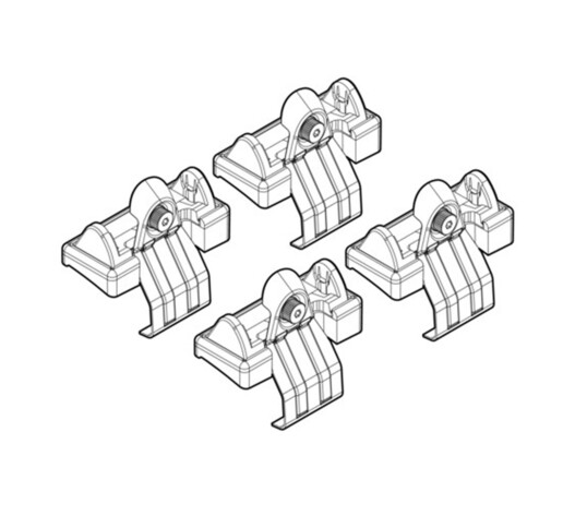 ΑΚΡΑ ΓΙΑ ΜΠΑΡΕΣ NORDRIVE ΓΙΑ BMW ΣΕΙΡΑ 5 E60 07/03-12/09 KIT