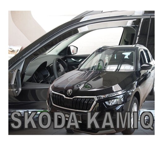 Heko - Ανεμοθραύστες Για Skoda Kamiq (Nw) 12/2019 > 02/2024 5πορτο / SUV Ζευγάρι Από Εύκαμπτο Φιμέ Πλαστικό - 2 τεμ. (ΑΝΕΜ.28354)