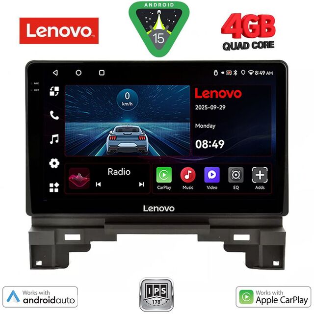 LENOVO LVE 8202B_CPAA (10inc) MULTIMEDIA TABLET for HONDA HRV mod. 202B1-202B6