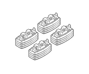 ΑΚΡΑ ΓΙΑ ΜΠΑΡΕΣ NORDRIVE ΓΙΑ MAZDA 3 4D/5D 01/04-13 / KIA CEED 5D 02/07-04/12 KIT