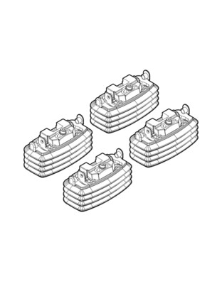 ΑΚΡΑ ΓΙΑ ΜΠΑΡΕΣ NORDRIVE ΓΙΑ MAZDA 3 4D/5D 01/04-13 / KIA CEED 5D 02/07-04/12 KIT